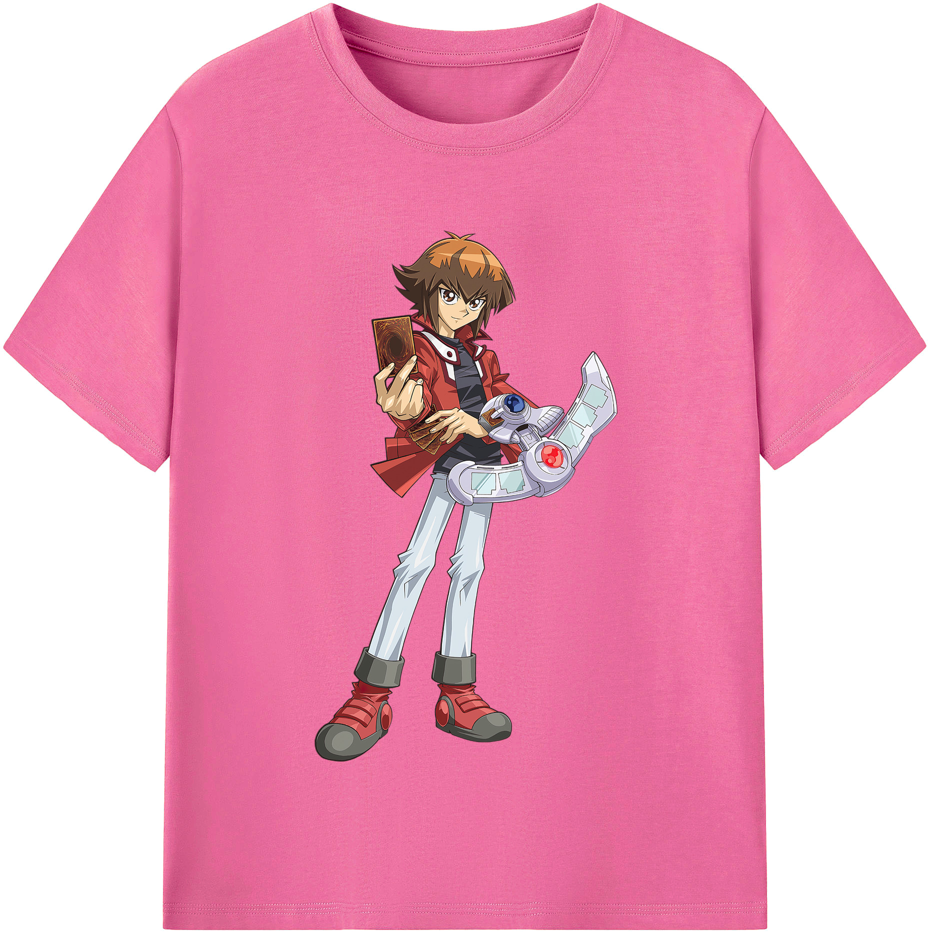 （画像用） 遊☆戯☆王 Yu-Gi-Oh! レディースカジュアルプリントTシャツ（綿100％）